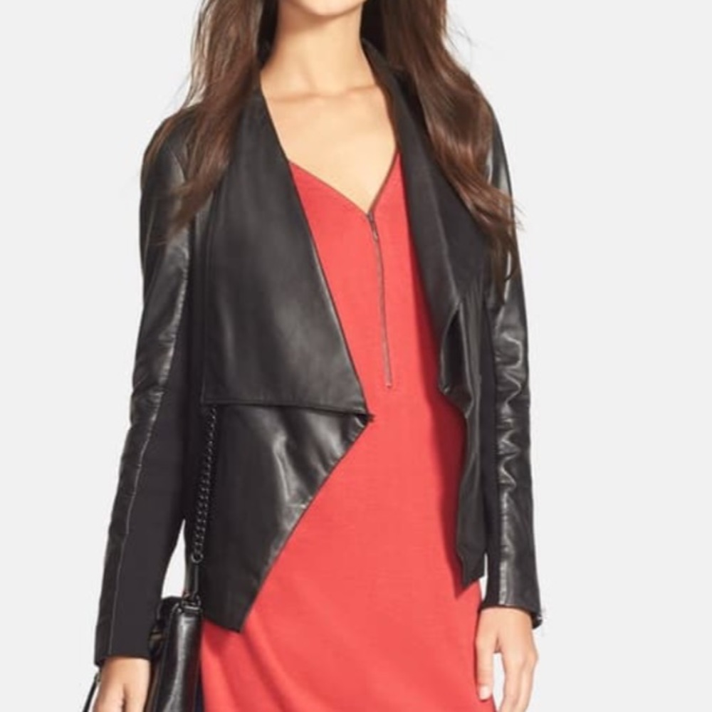 Leather Trouvé from Nordstrom Jacket Size Medium
